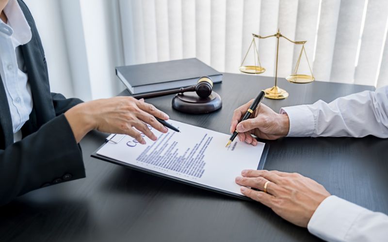 Signing corporate trust and conveyancing documents for a law firm client